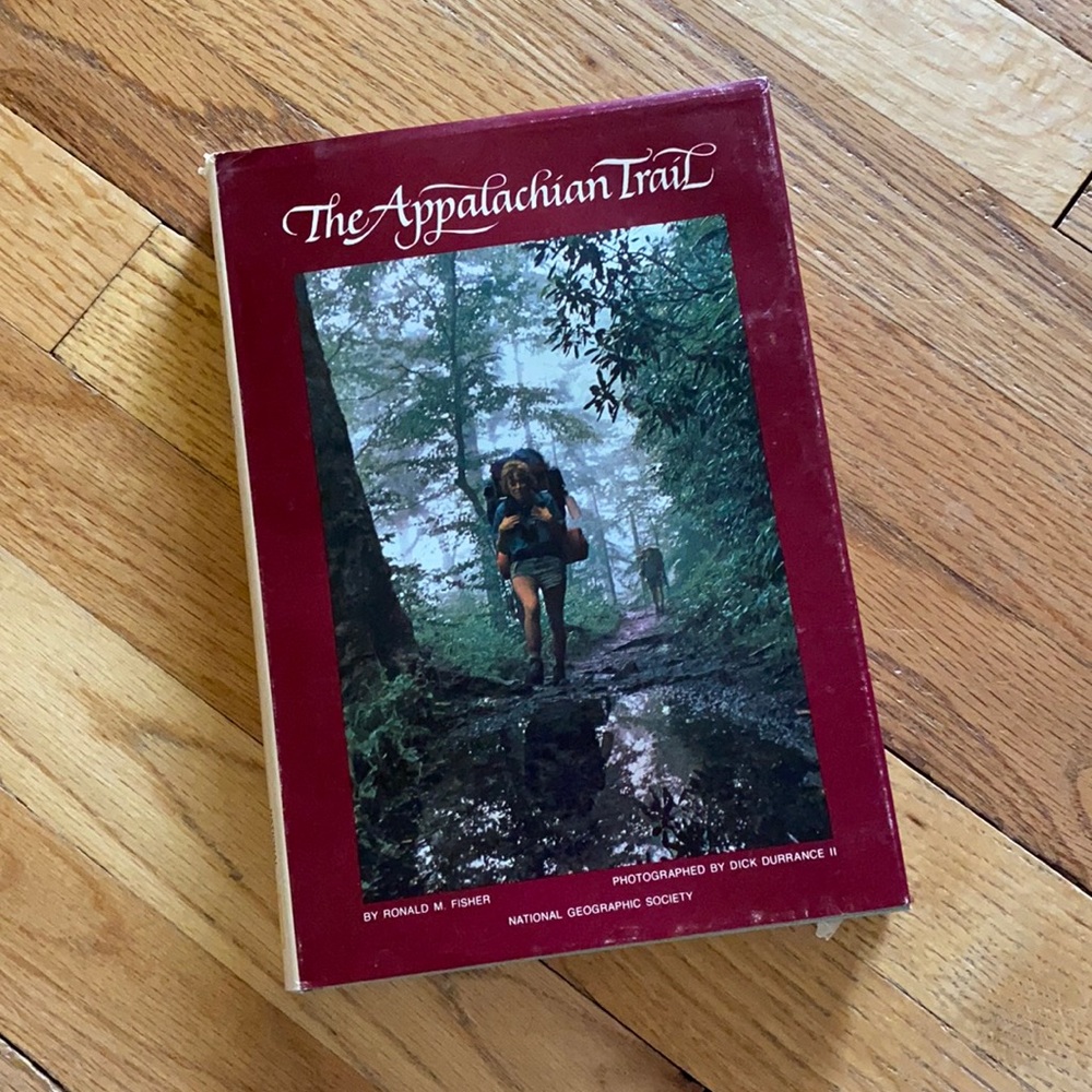 vintage National Geographic Appalachian Trail book